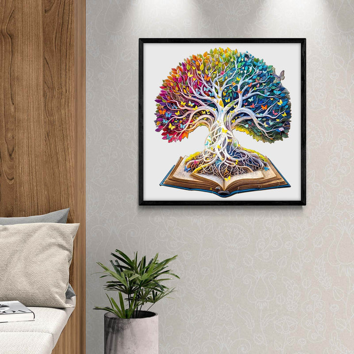 Colorful Tree of Life Wooden Jigsaw Puzzle