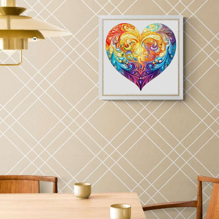 Sweet Heart Wooden Jigsaw Puzzle-Woodbests