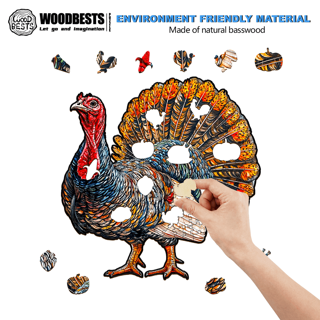 Turkey Wooden Jigsaw Puzzle - Woodbests