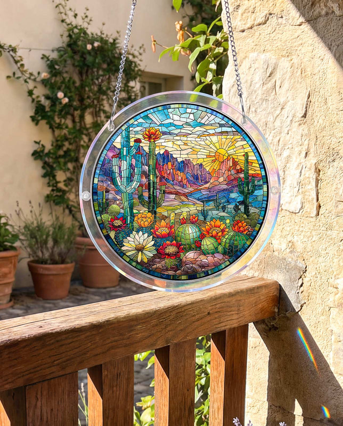 WOODBESTS | Acrylic Jigsaw Puzzle Suncatcher - Wilderness Bloom