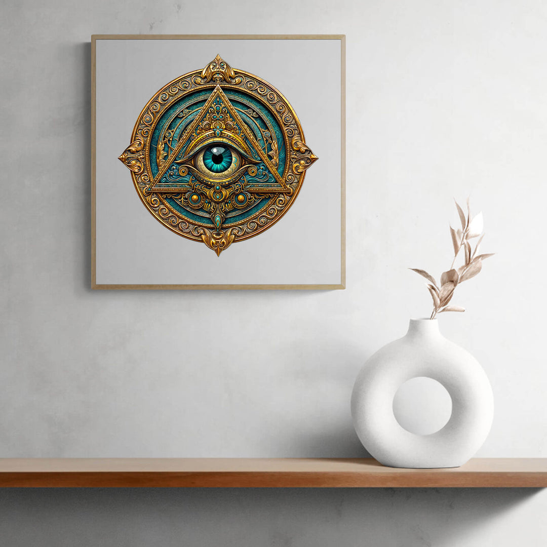 Mysterious Eye Wooden Jigsaw Puzzle