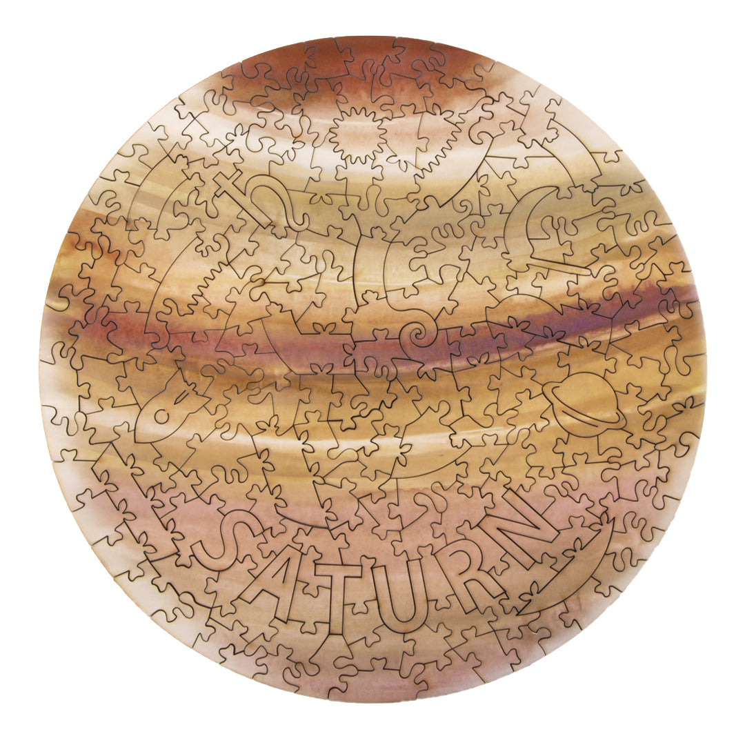 Space Planet Wooden Jigsaw Puzzle