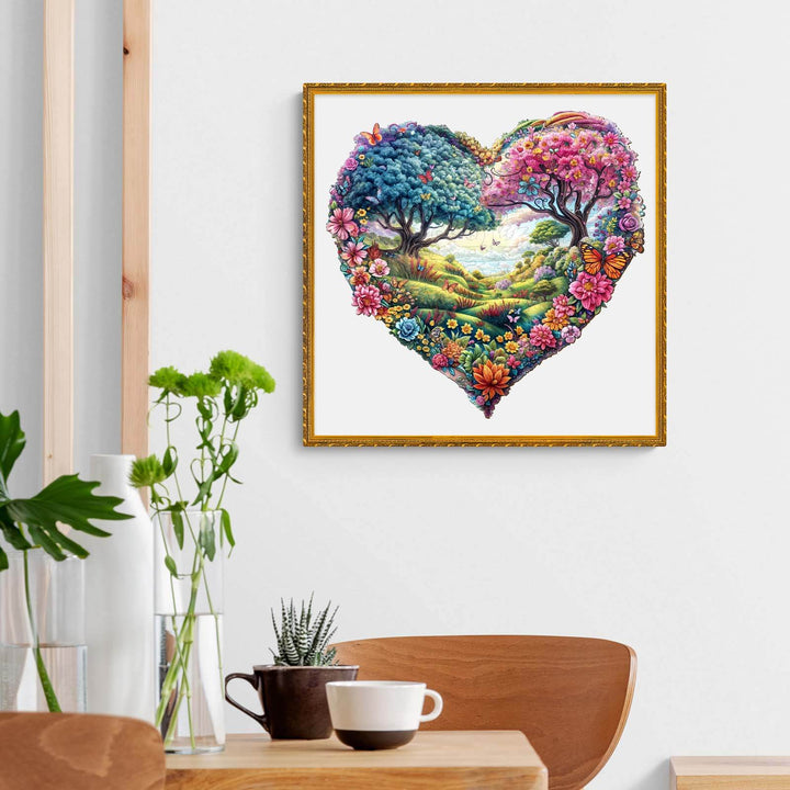 Puzzle en bois Jardin d'amour