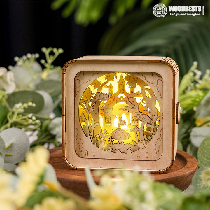 DIY Forest Adventure Kit, 3D Wooden Puzzle Night Light