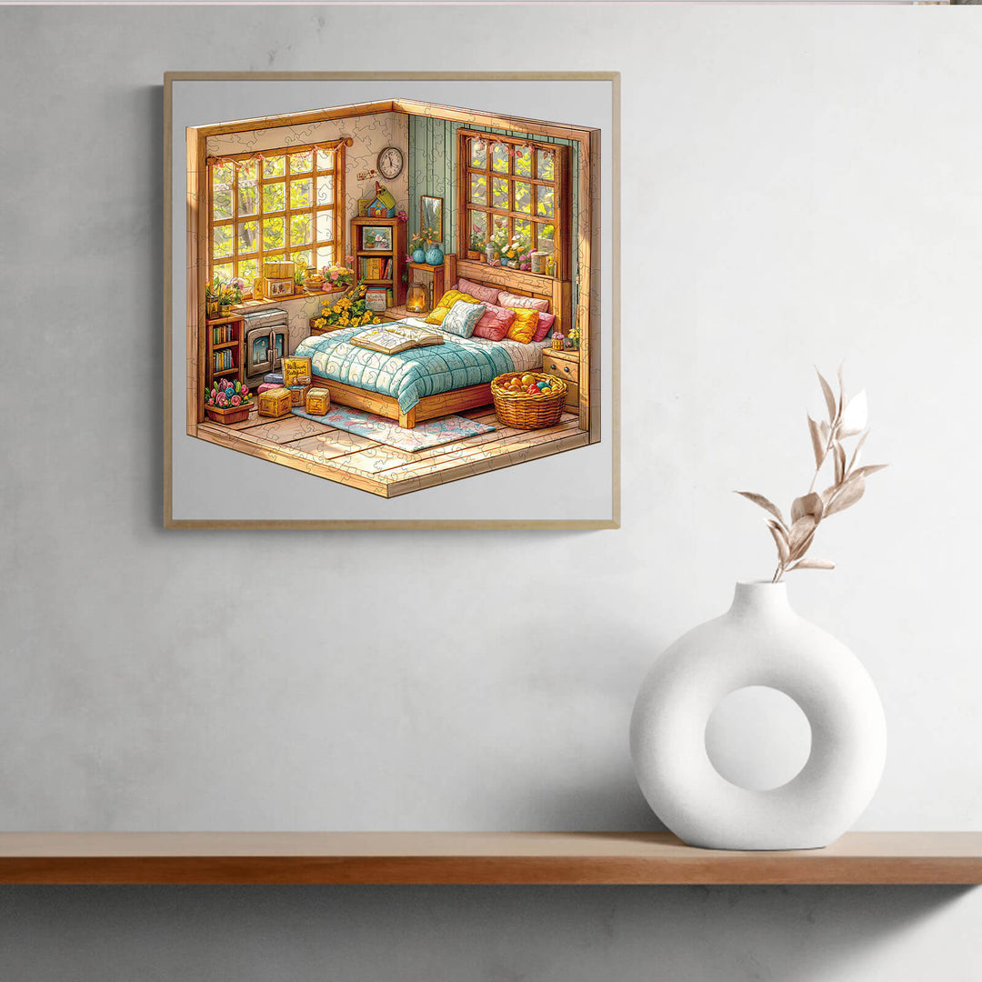 3D Warm Room Wooden Jigsaw Puzzle