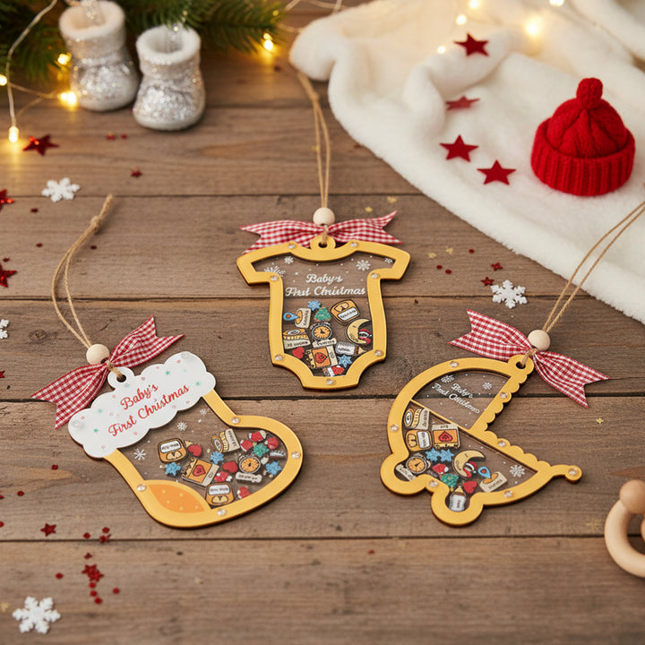 Christmas Baby Rocking Pendant Gift