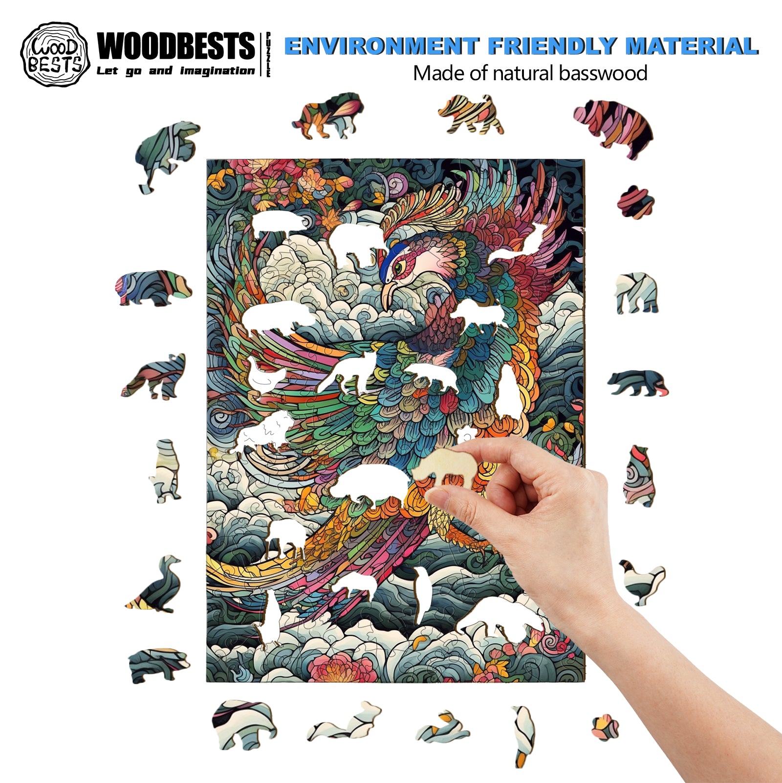 Phoenix Wooden Jigsaw Puzzle