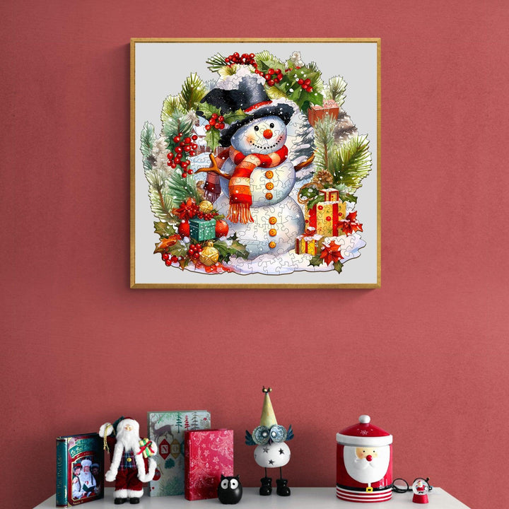 Frosty The Snowman Wooden Jigsaw Puzzle