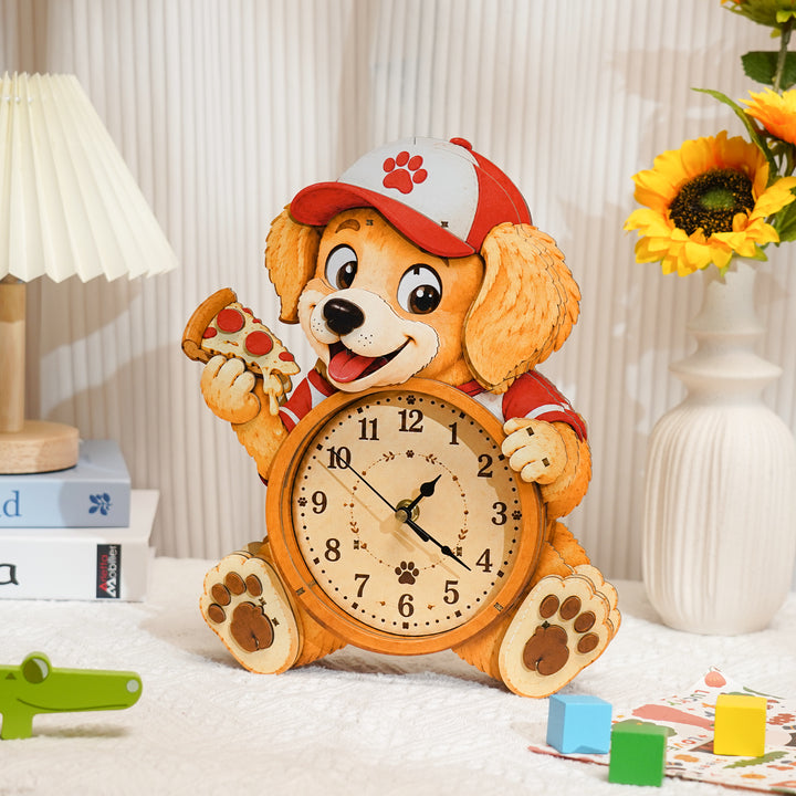 Pegasus – DIY Holz-Uhr, 3D Puzzle-Bastelset