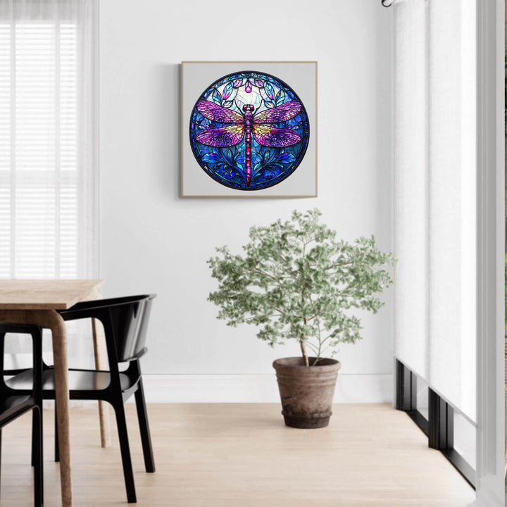 Sacred Dragonfly Wooden Jigsaw Puzzle