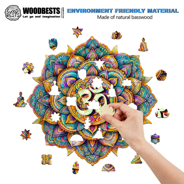 3D Mandala Wooden Jigsaw Puzzle