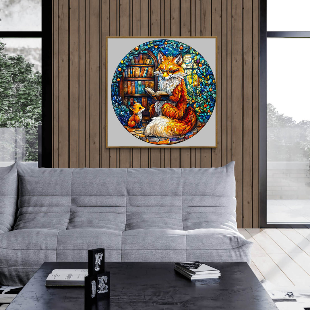 Puzzle en bois Yin Yang Fox-1