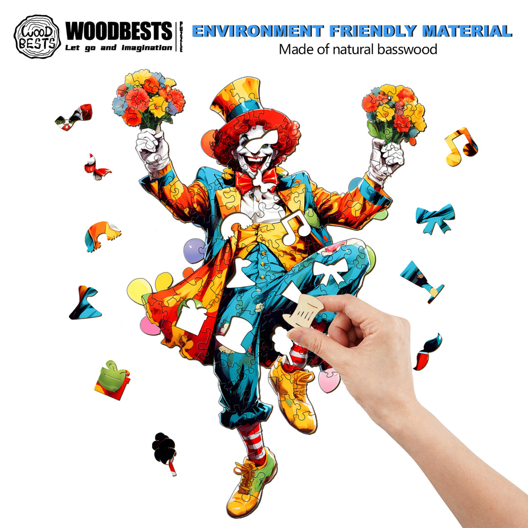 Joker-2 Wooden Jigsaw Puzzle-Woodbests