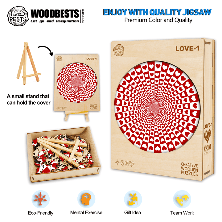 Love-1 Wooden Jigsaw Puzzle - Woodbests