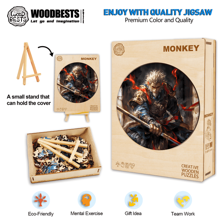 Wu Kong Wooden Jigsaw Puzzle