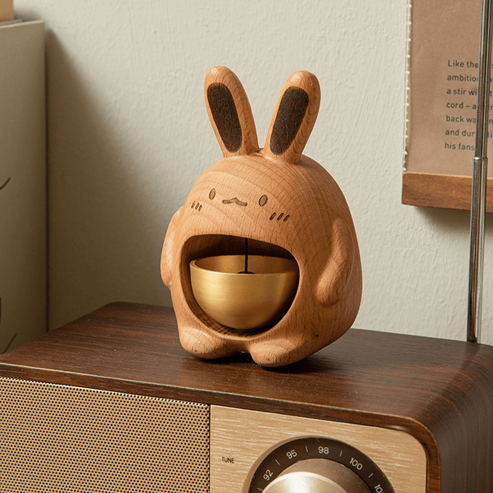 Wooden Rabbit Doorbell