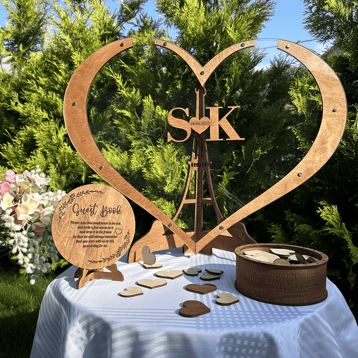 Wedding Customized Wooden Love Message Board & Wedding Decoration