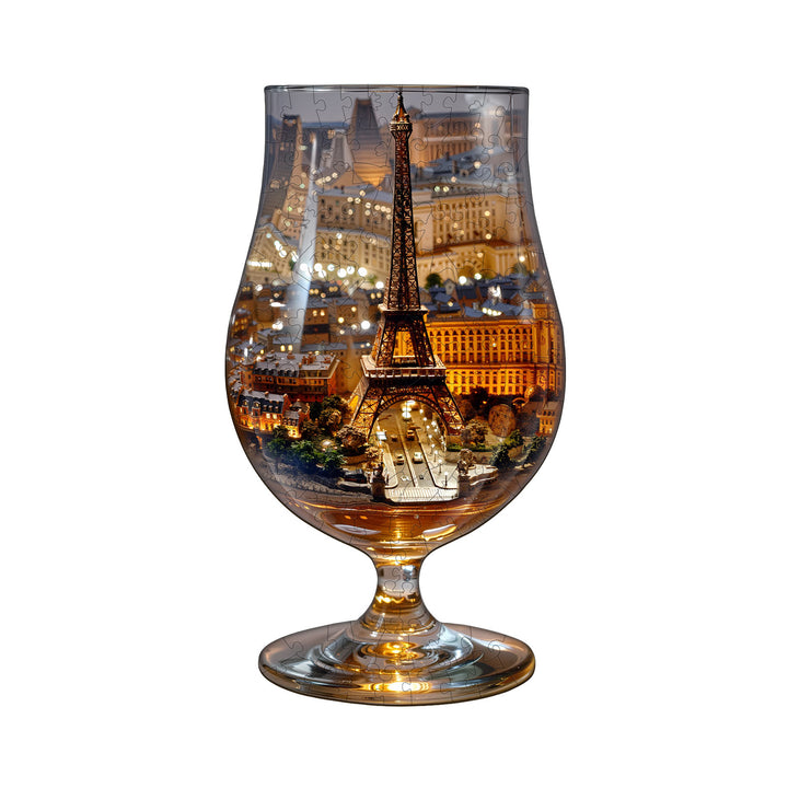 Paris Glow Wooden Jigsaw Puzzle