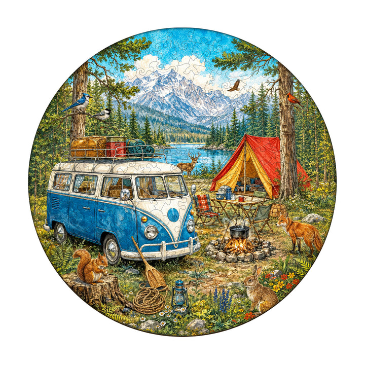 Forest Escape  Wooden Jigsaw Puzzle