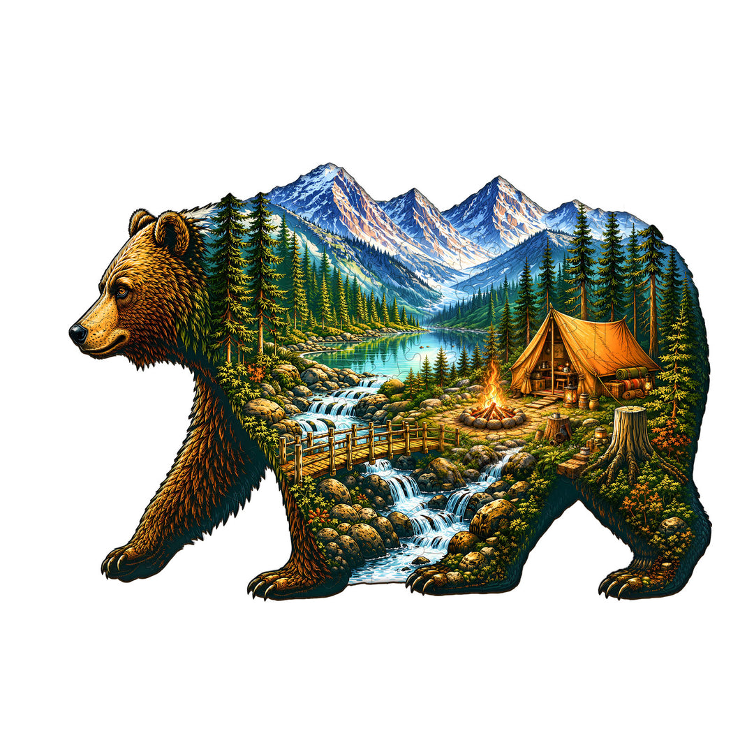 Bear Valley  Wooden Jigsaw Puzzle
