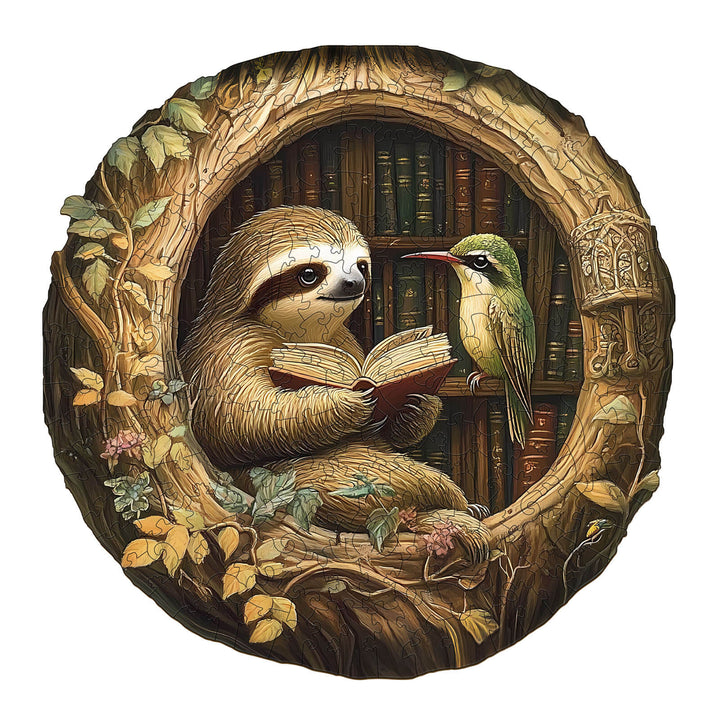 Zoological Library Wooden Jigsaw Puzzle - By Woodbests