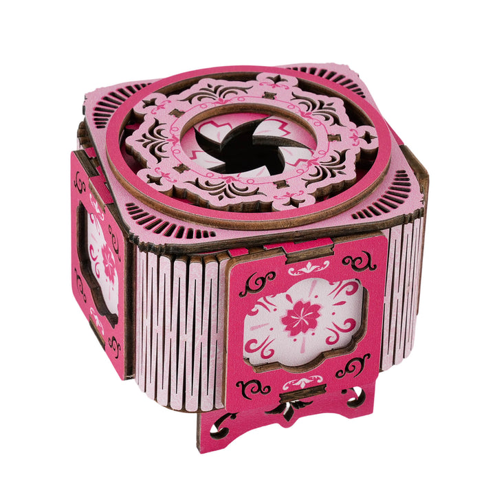 Cherry Blossom Pink – 3D Music Ring Box