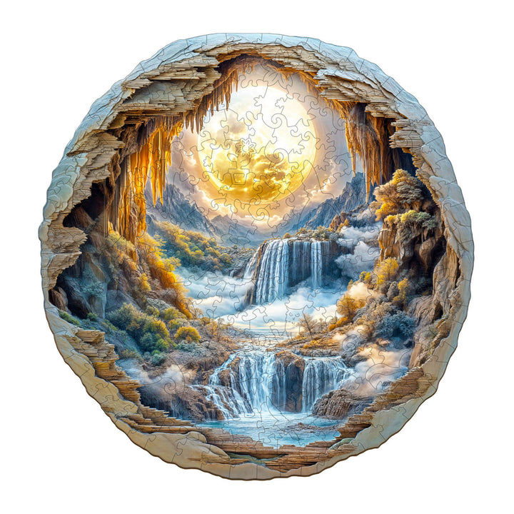 3D Moonlit Wonders Wooden Jigsaw Puzzle