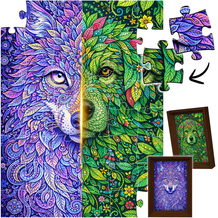 The Wolf Within - Morphing Lenticular Puzzle