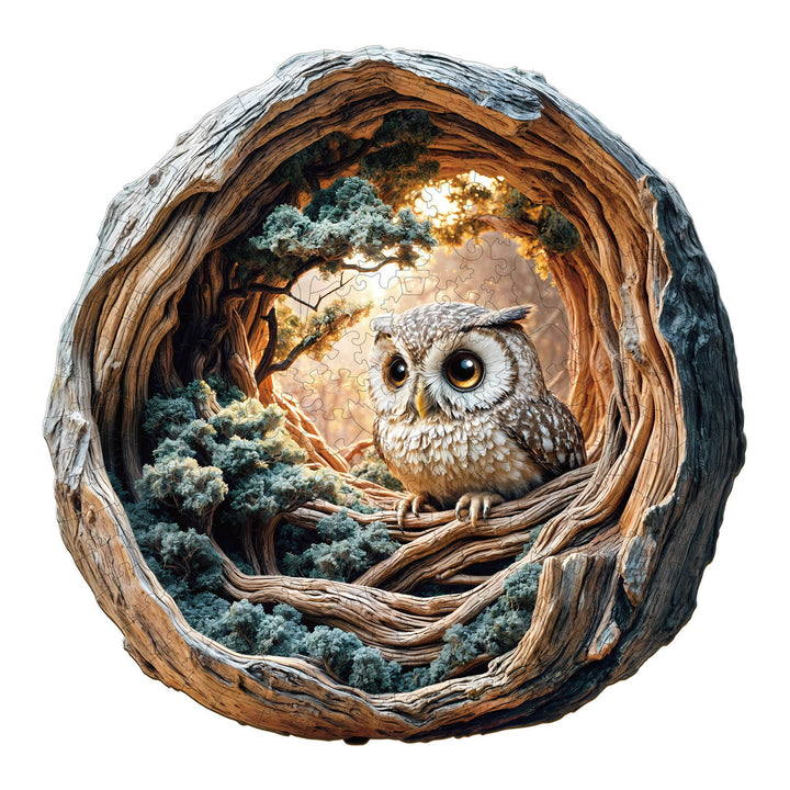 3D Silent Wisdom Wooden Jigsaw Puzzle