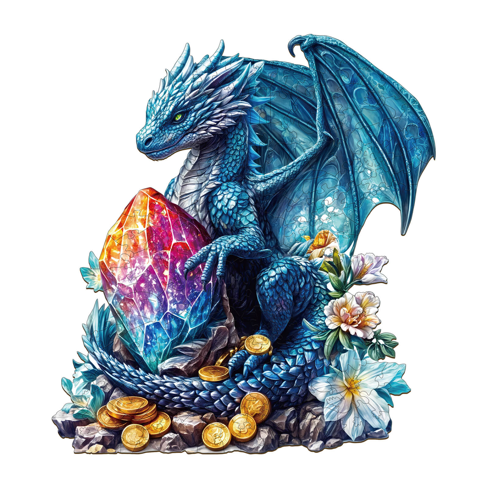 Treasure Dragon Wooden Jigsaw Puzzle