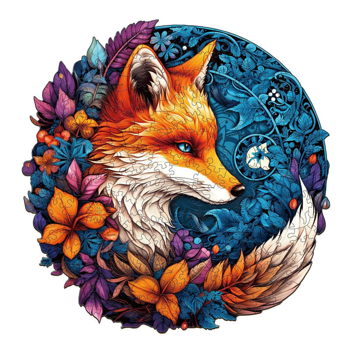 Mysterious Fox Wooden Jigsaw Puzzle