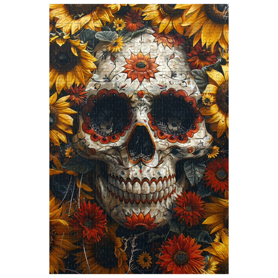 Halloween Skull 500 / 1000 Piece Puzzle - By Woodbests