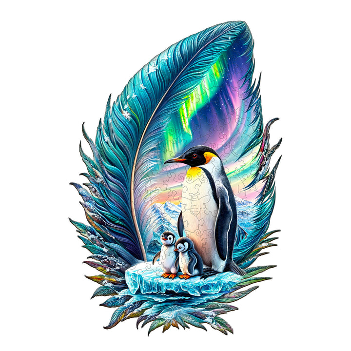 Aurora penguins Jigsaw Puzzle