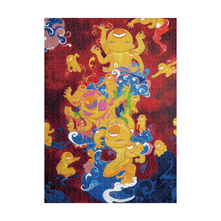 Puzzle pop art de 1000 pièces « Voyage Céleste » par Henry Zhang