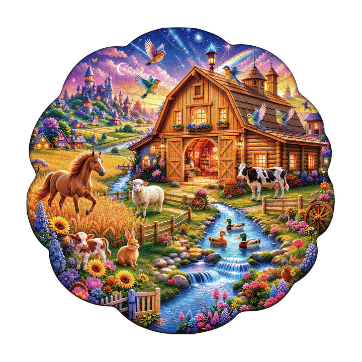 Magic Meadow Wooden Jigsaw Puzzle