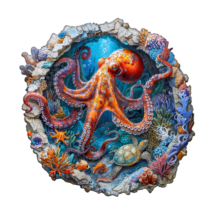 Puzzle en bois Octopus Haven