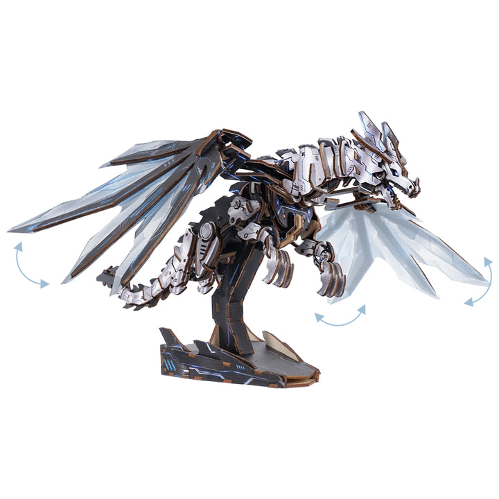 3D Wooden Mechanical Kit - Mechanical Dragon