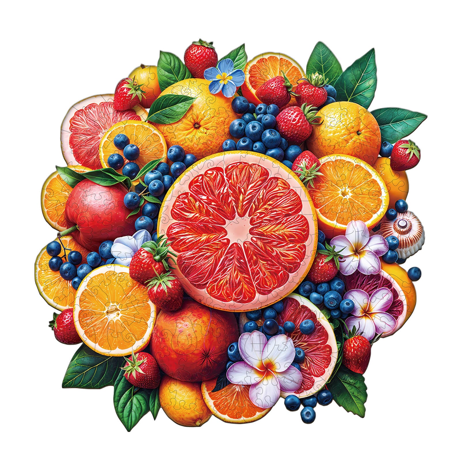 Puzzle en bois Fête des fruits
