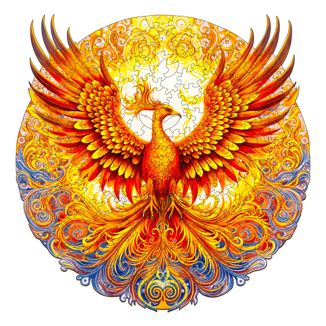Noble Phoenix Wooden Jigsaw Puzzle-Woodbests