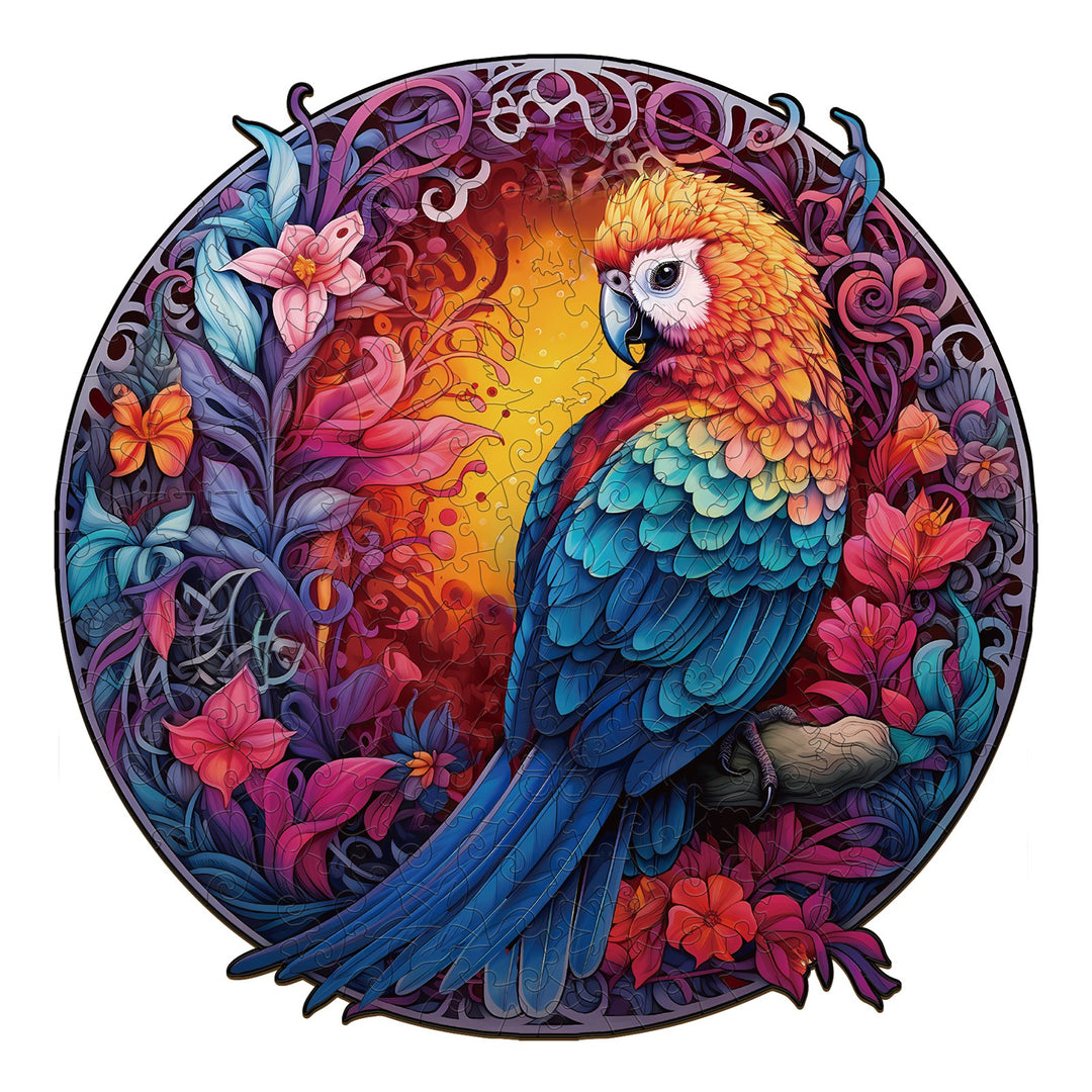 Beautiful Parrot Wooden Jigsaw Puzzle