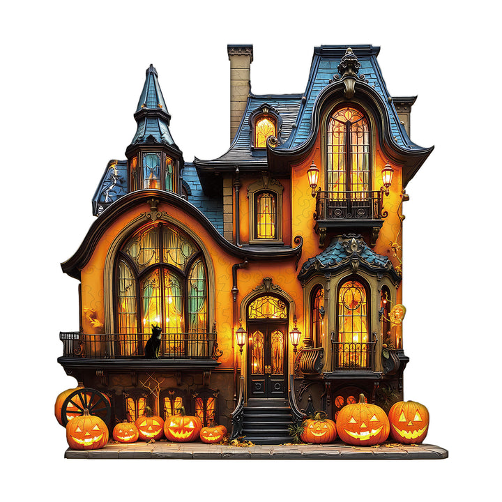witch's house Wooden Jigsaw Puzzle
