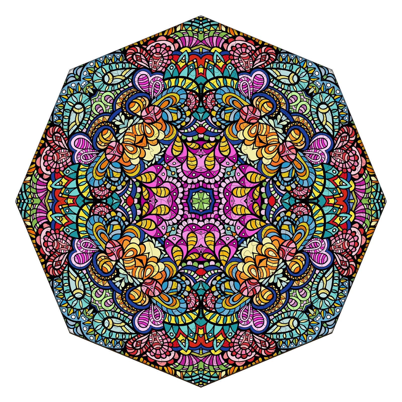Sicilian Ceramics Mandala - By Artist Lori Anne McKague