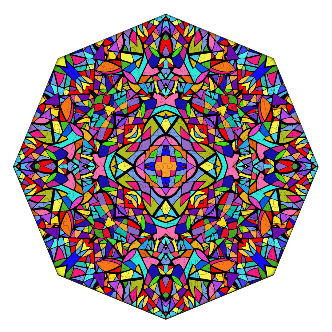 Shattered Prism Mandala - By Artist Lori Anne McKague