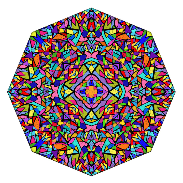 Shattered Prism Mandala - By Artist Lori Anne McKague