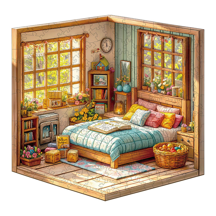 3D Warm Room Wooden Jigsaw Puzzle