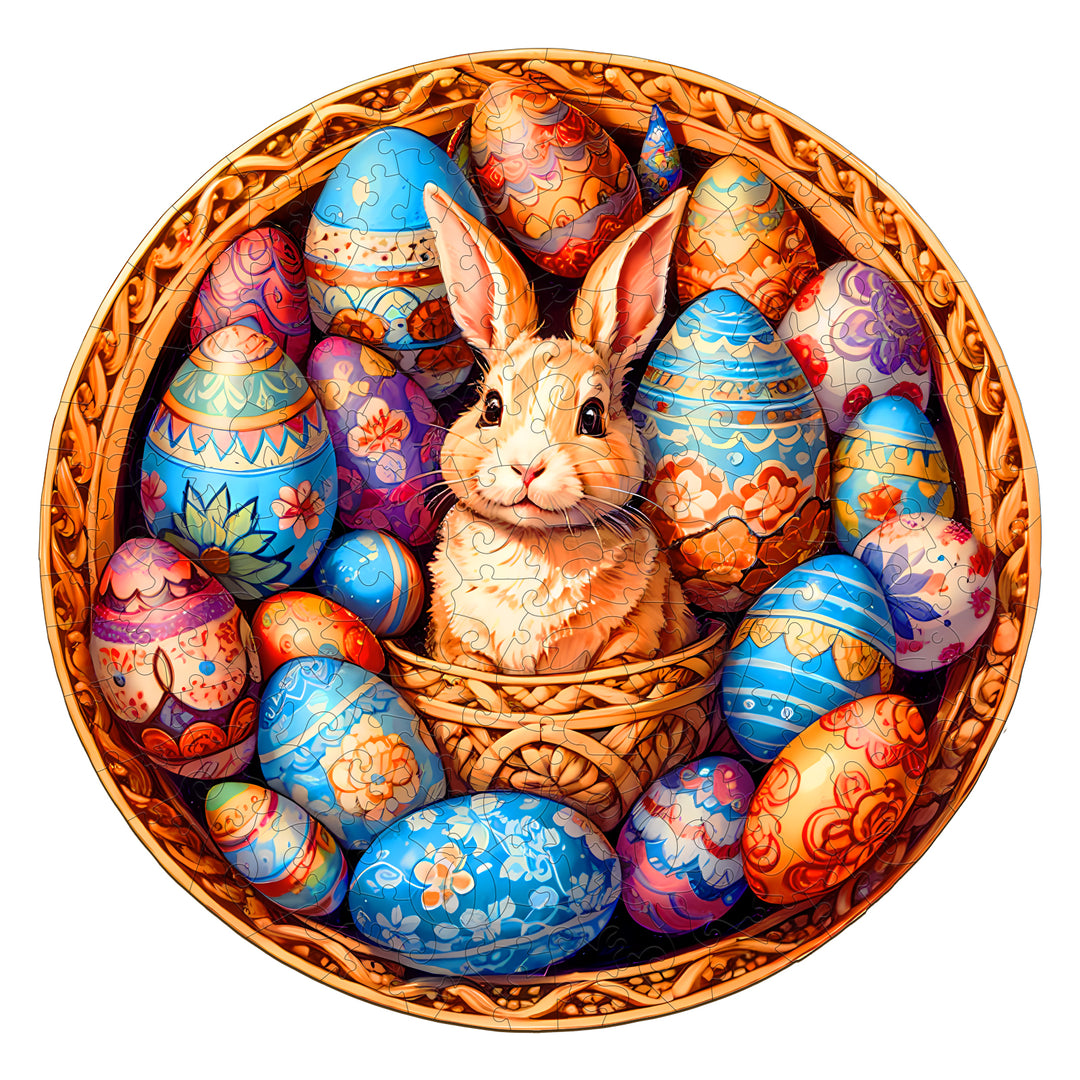 Easter Egg Wooden Jigsaw Puzzle-Woodbests