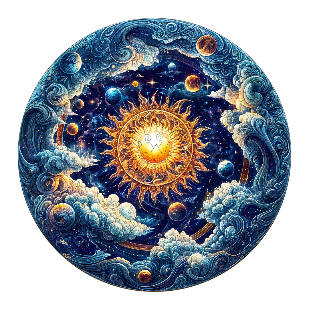 Cosmic Radiance  Wooden Jigsaw Puzzle