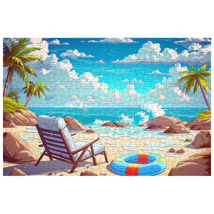 Relaxing Beach 500 / 1000 Piece Puzzle