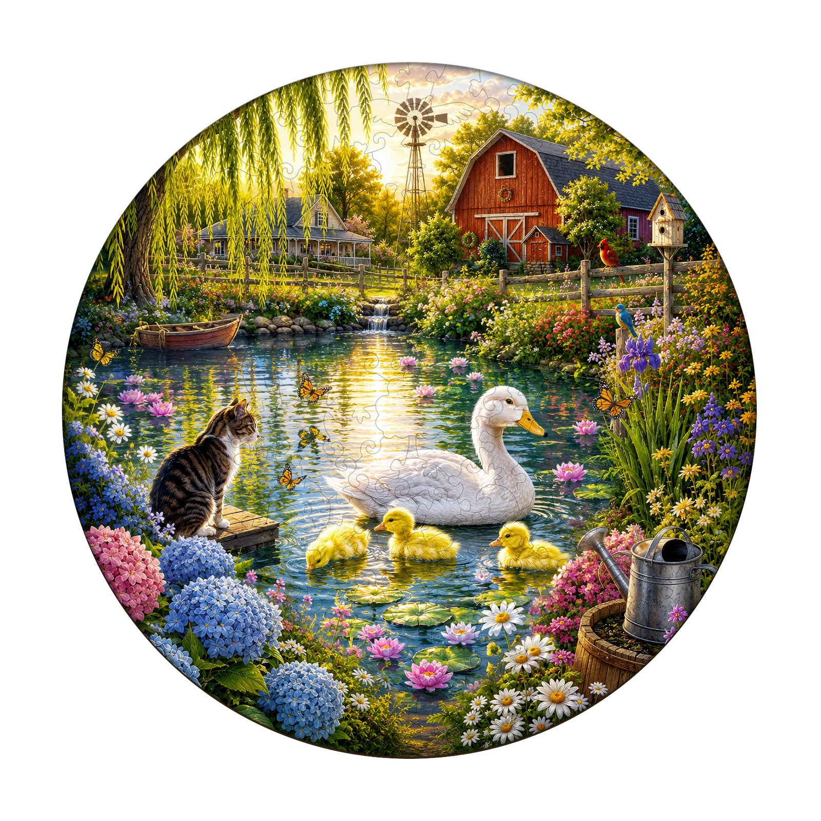 Puzzle en bois Rêves de l'Étang de Saule