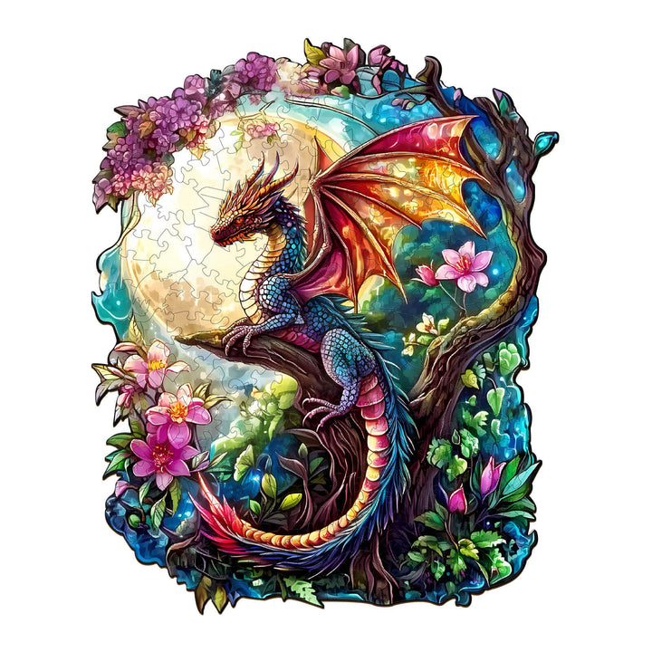 Puzzle en bois Dragon bijou